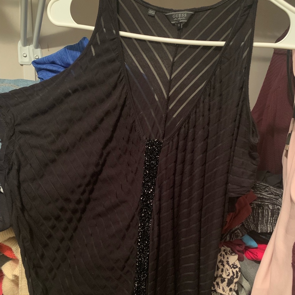 Guess cold shoulder top